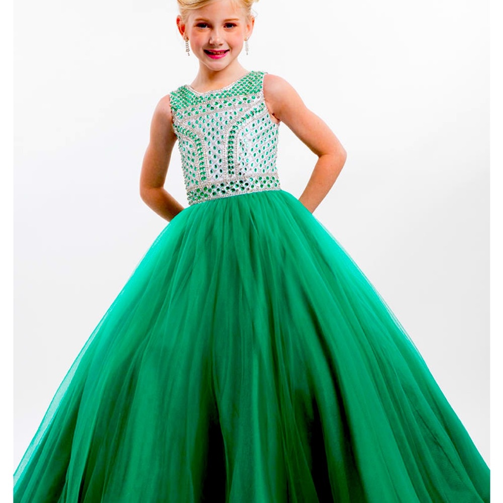 Rachel Allan Girls 8 New Pageant dress